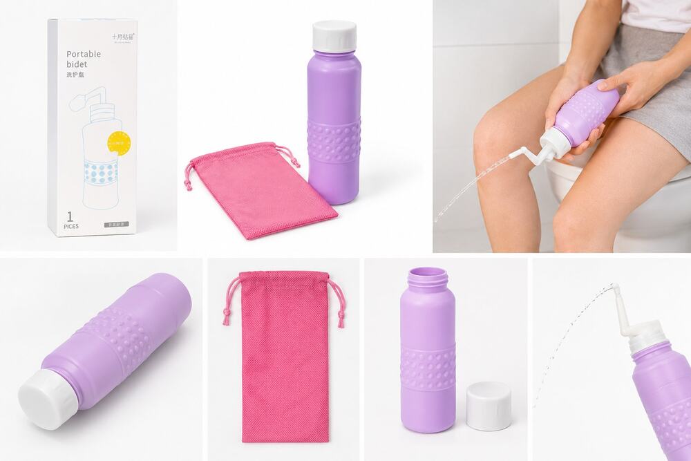 Portable Travel Bidet Bottle with Carry Pouch